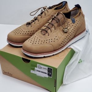 JAMBU Gerald Tobacco Brown Nubuck Leather size 12